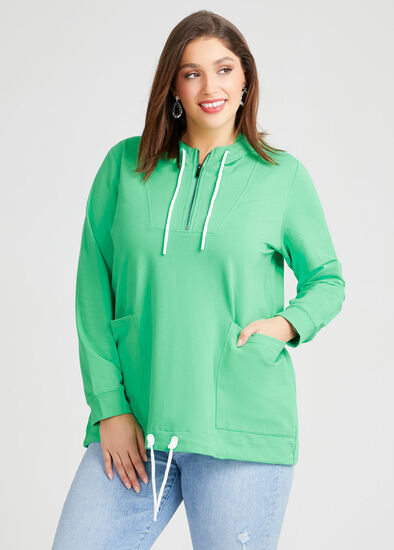 Plus Size Organic Leisure Hoodie