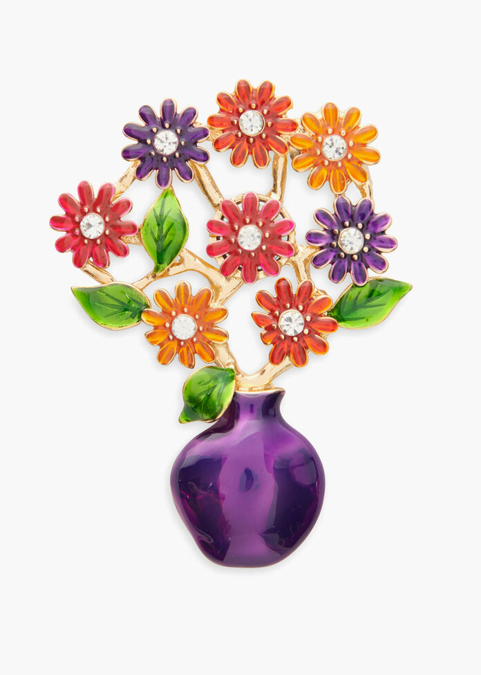 Bright Bunch Brooch, , hi-res