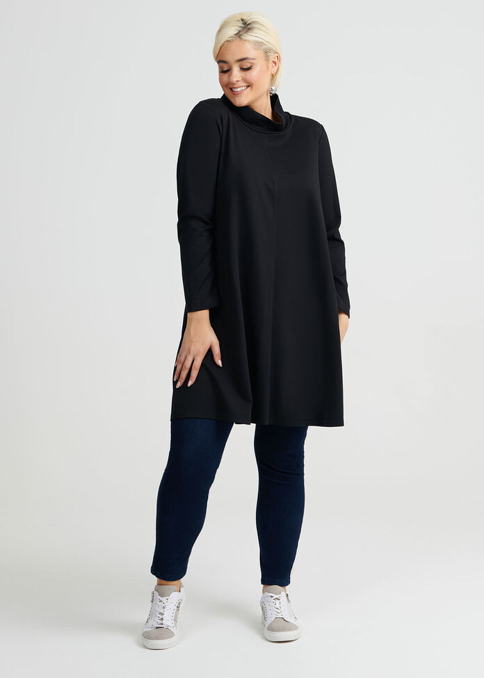 Coco Mock Neck Tunic, , hi-res