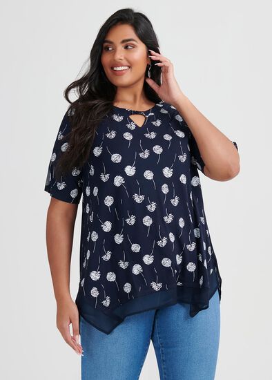 Plus Size Bamboo Dandelion Top