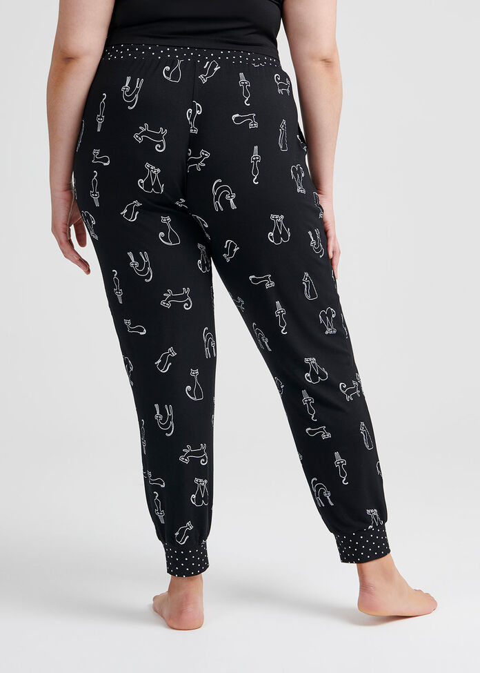 Bamboo Meow Pj Pant, , hi-res