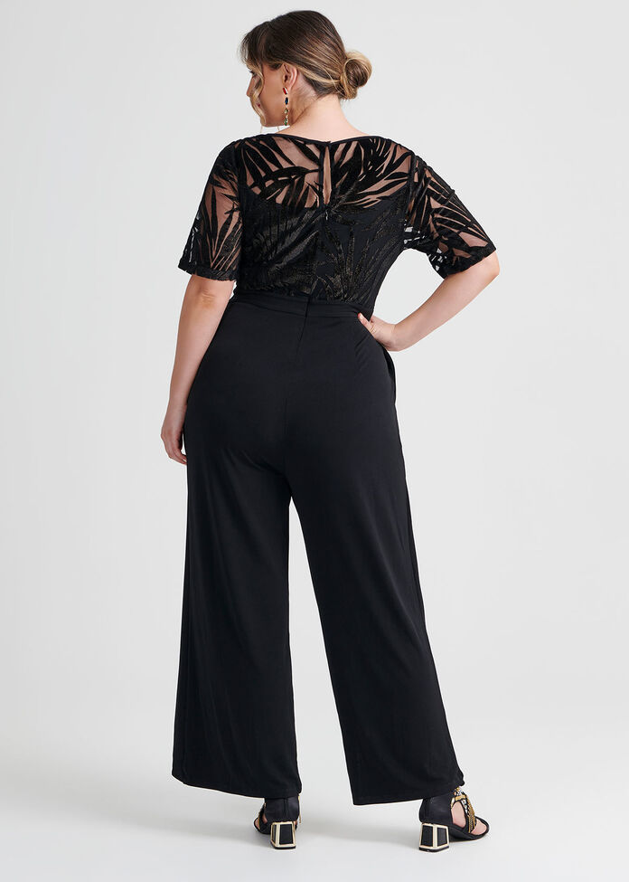 Sparkle Palms Jumpsuit, , hi-res