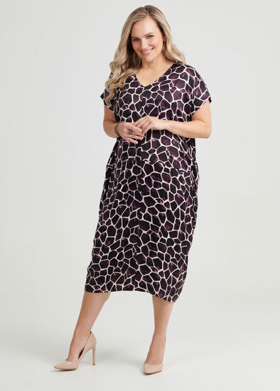 Plus Size Chloe Giraffe Print Dress