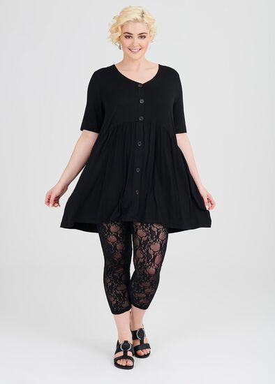 Plus Size Lace Legging