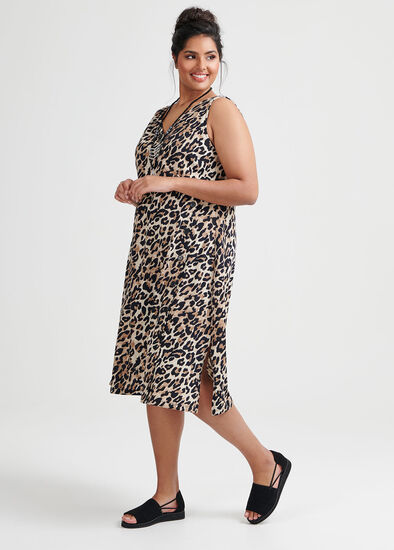 Plus Size Cotton Animal Dress