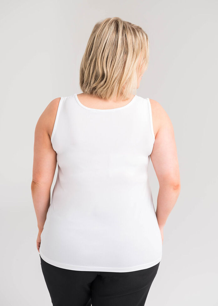 Petite Luna Base Cami White XXSP, , hi-res