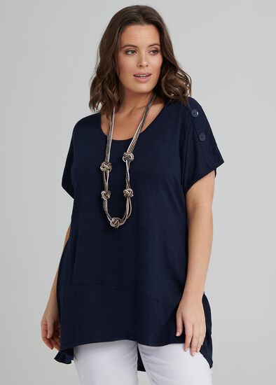 Plus Size Thera Slub Top