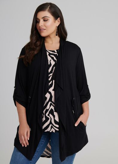 Plus Size Urban Luxe Cardigan