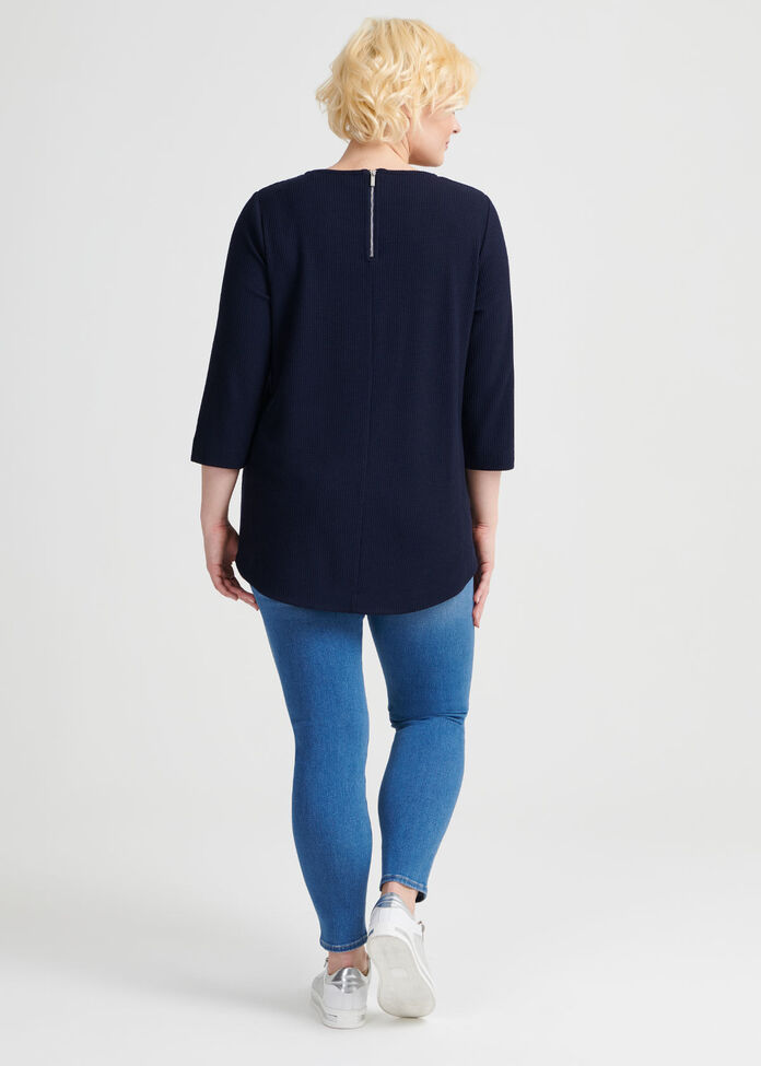 Staple Curved Hem Top, , hi-res