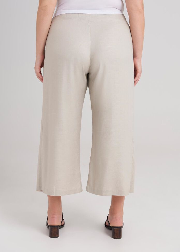 Cropped Wide Leg Pant, , hi-res