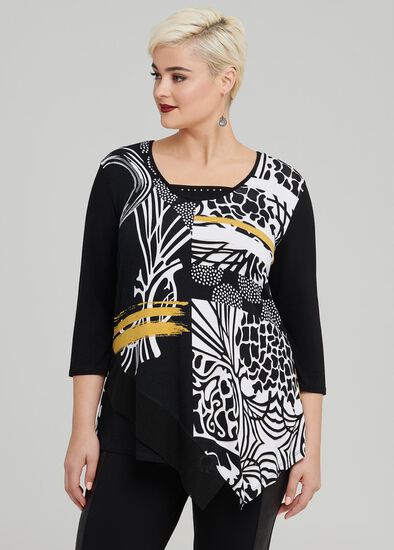 Plus Size Facade Top