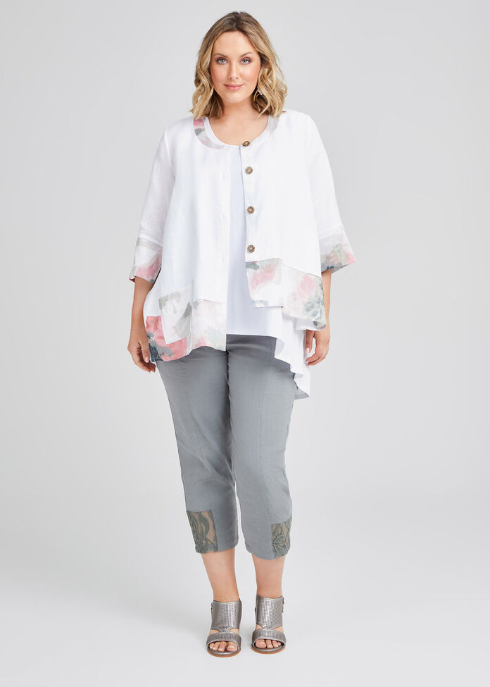 Misty Vibe Linen Pocket Jacket, , hi-res