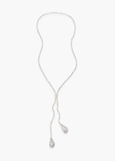 Tear Chandelier Necklace