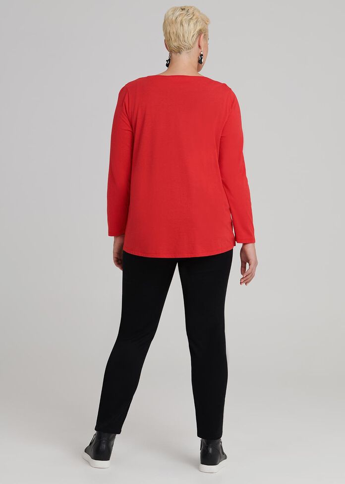 Easy Wear Ls Top, , hi-res