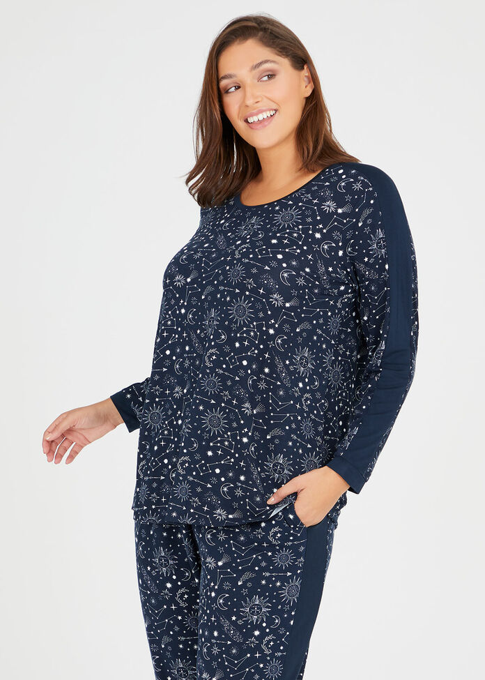 Bamboo Celestial Pj Top, , hi-res