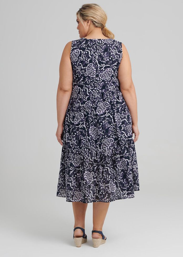 Paisley Blues Dress, , hi-res