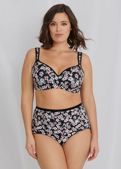 Plus Size Soft Contour Bra - Print