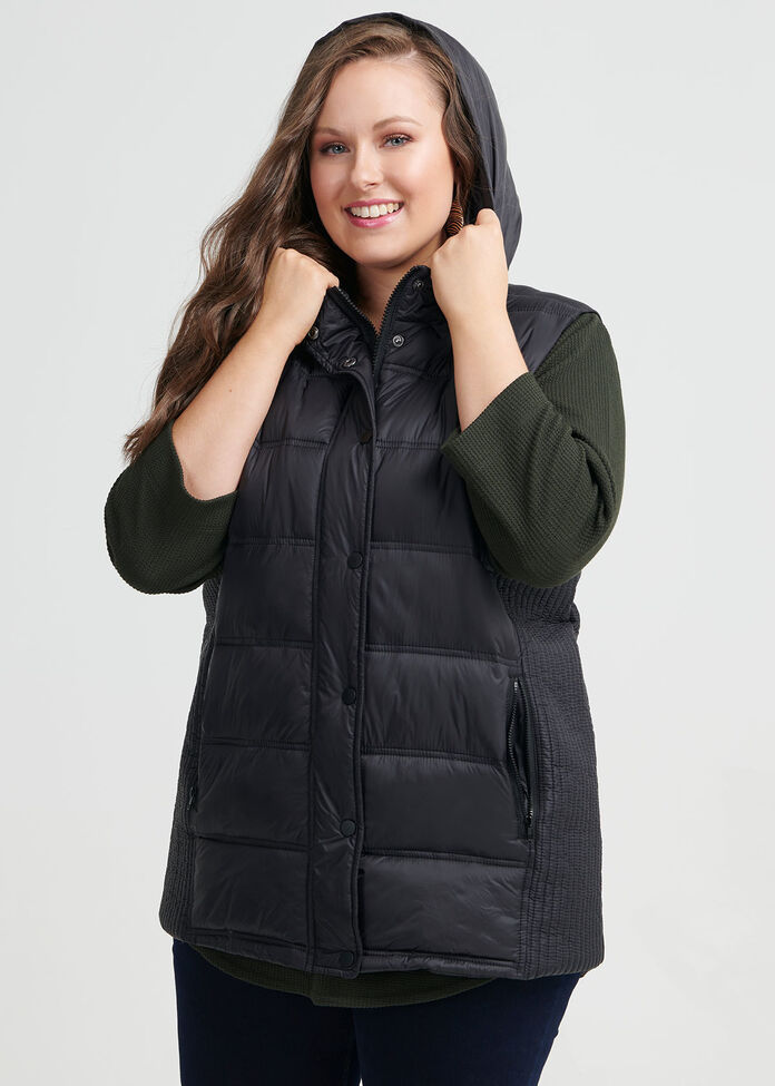 Time Traveller Puffer Vest, , hi-res