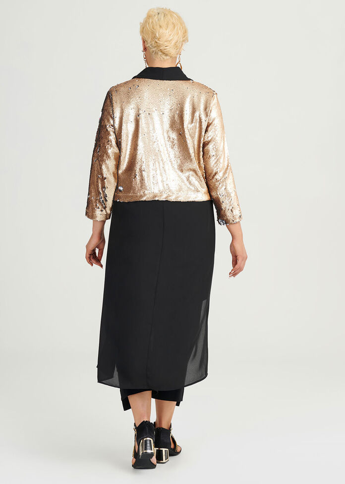 Sequins Glitter Jacket, , hi-res