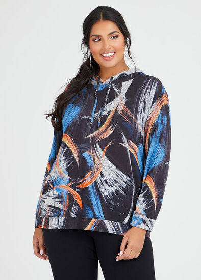 Plus Size Bamboo Cosy Swoosh Top