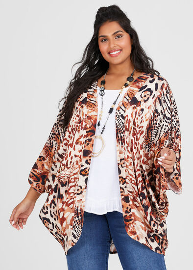 Animal Print Shrug