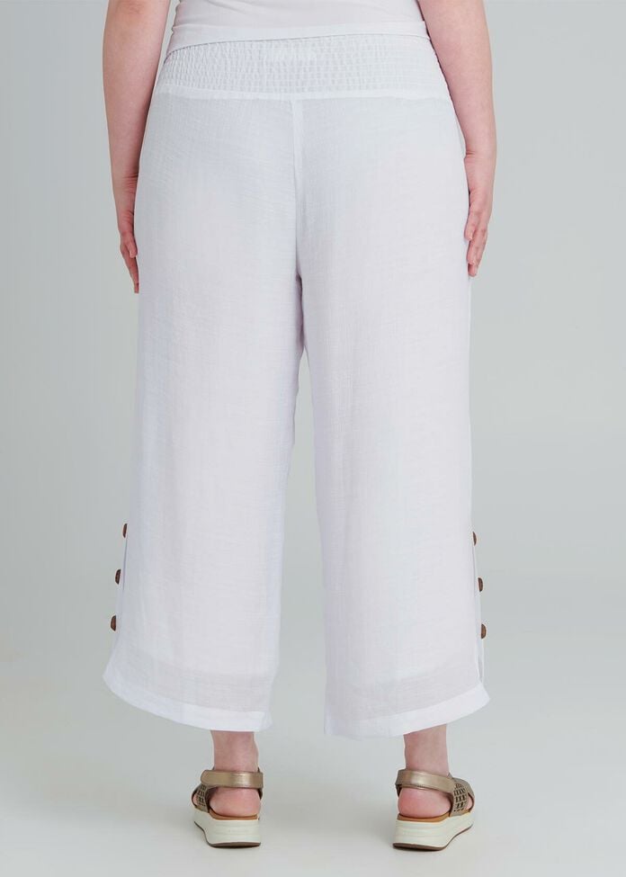 Sahara Button Crop Pant, , hi-res