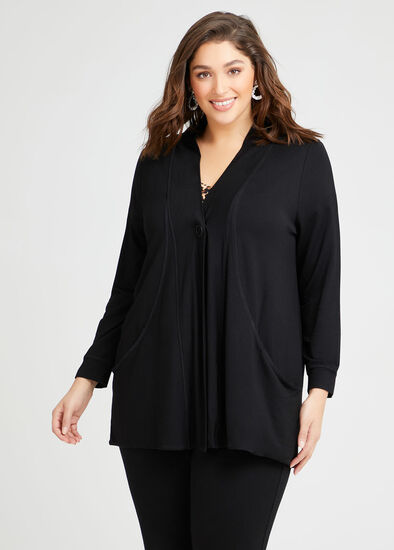 Plus Size Bamboo Voyage Cardigan