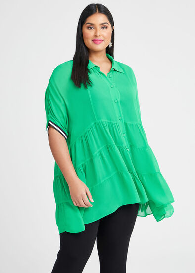 Plus Size Natural Adoring Tier Shirt