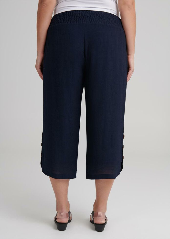 Sahara Button Crop Pant, , hi-res