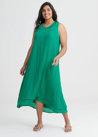 Plus Size Cross My Heart Maxi Dress