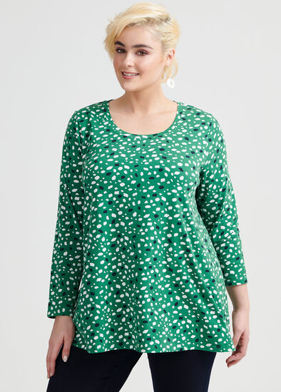 Plus Size Rive Gauche Organic Top