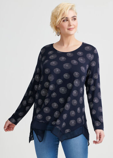 Plus Size Stellar Moon Bamboo Top