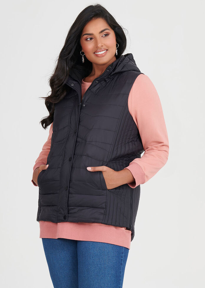 Promenade Puffer Vest, , hi-res