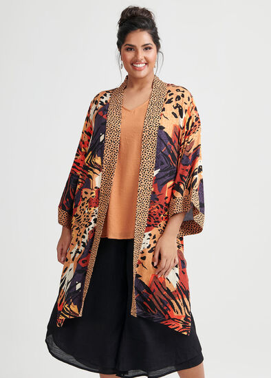 Plus Size Natural Wonders Kimono