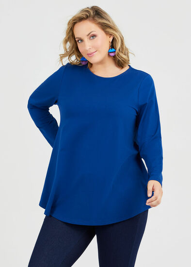 Plus Size Organic Long Sleeve Top