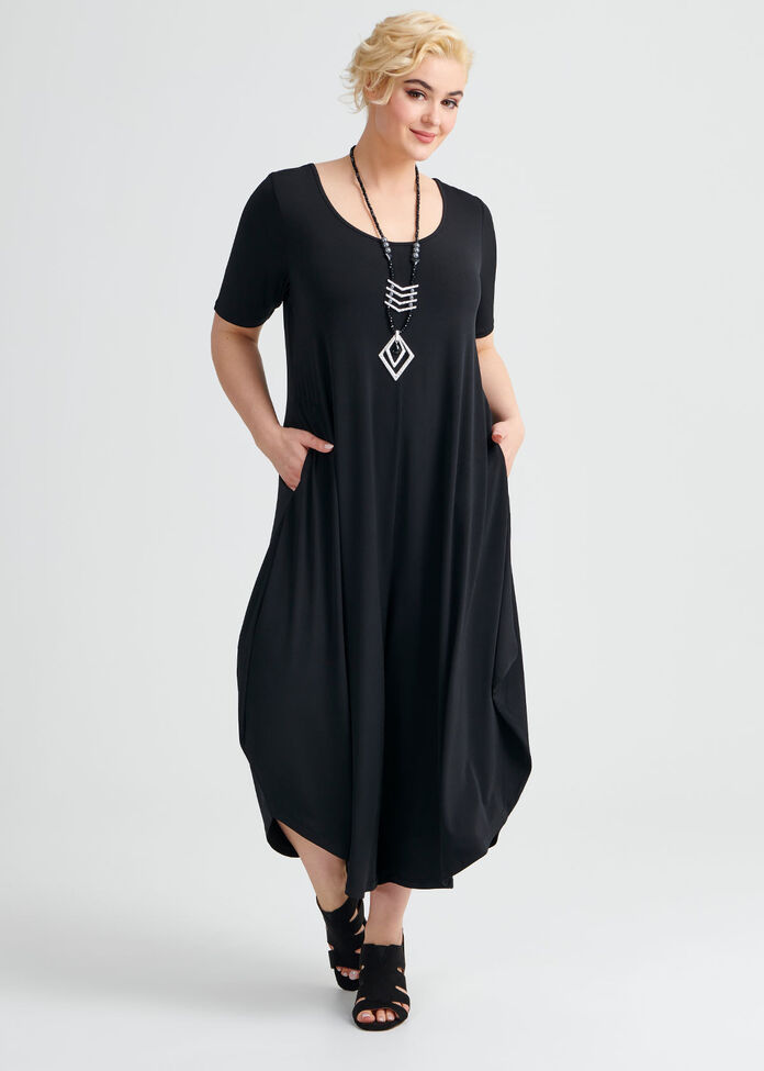 Essential Short Sleeve Jumpsuit, , hi-res