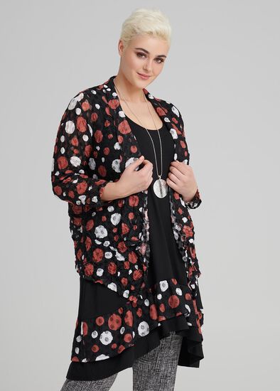 Plus Size Solar Spot Short Cardi