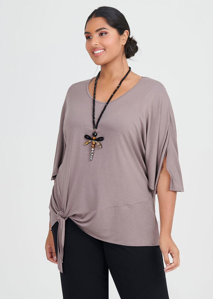 Bamboo Angelique Knot Top, , hi-res