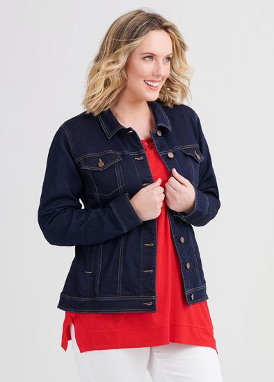 Plus Size Blue Ridge Denim Jacket