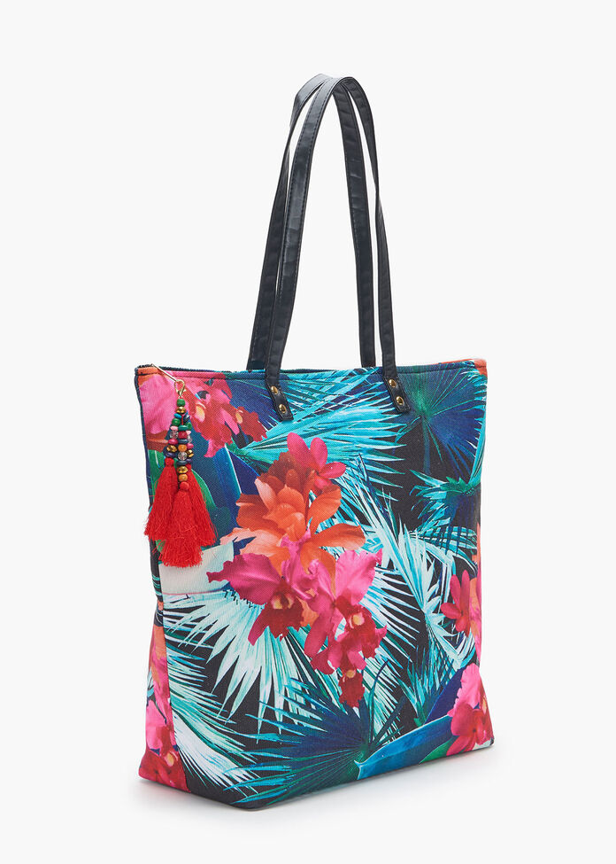 The Tropics Tote, , hi-res