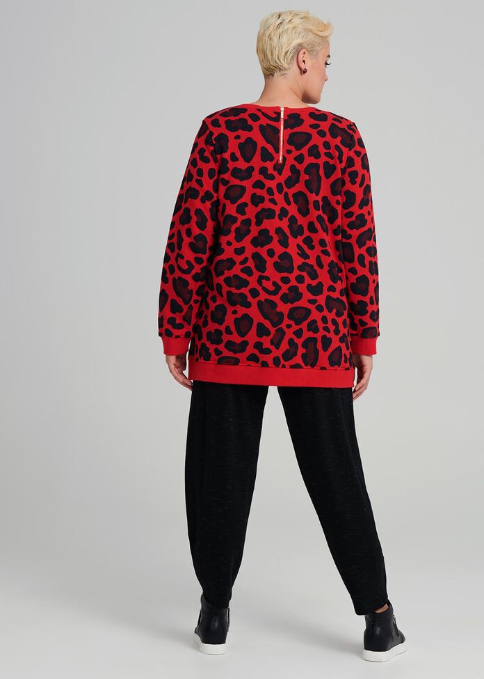 Leopard Luxe Top, , hi-res