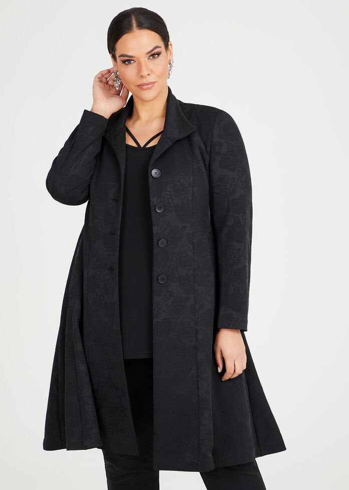 Bacarra Jacquard Opera Coat, , hi-res