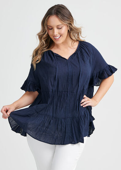 Plus Size Cotton Crush Top