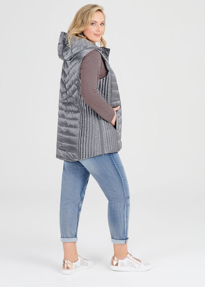 Promenade Puffer Vest, , hi-res