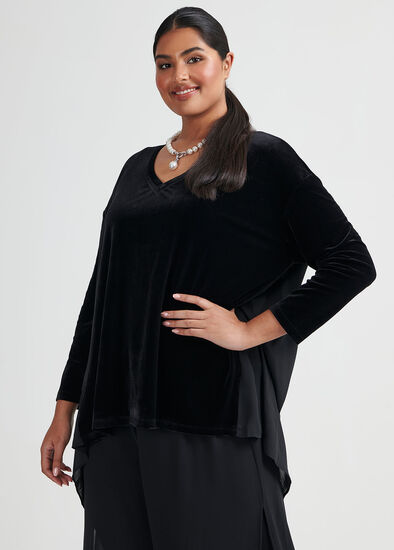 Plus Size Layla High Low Knit Top