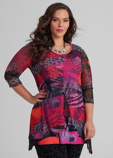 Plus Size Centre Stage Tunic