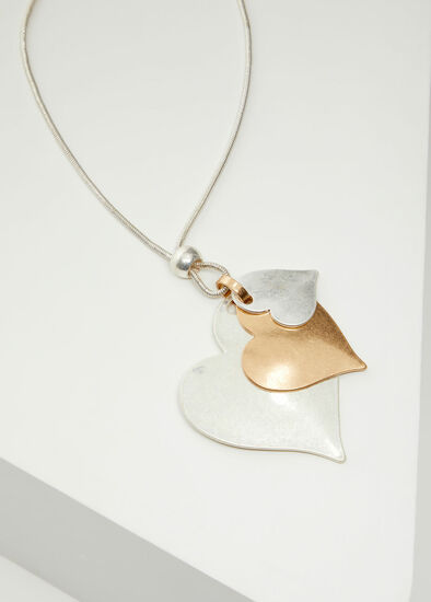 Cathy Layered Heart Necklace