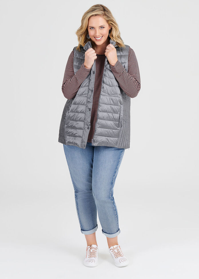 Promenade Puffer Vest, , hi-res