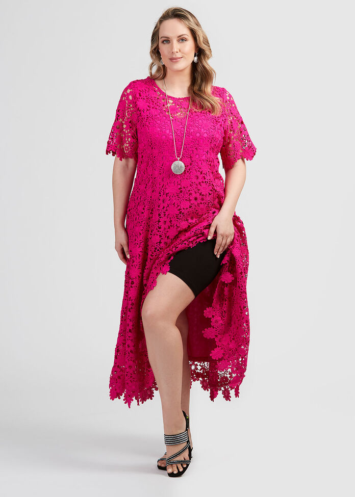 Guipure Lace Dress, , hi-res