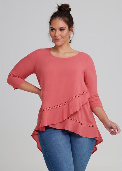 Plus Size Canyon Frills Top